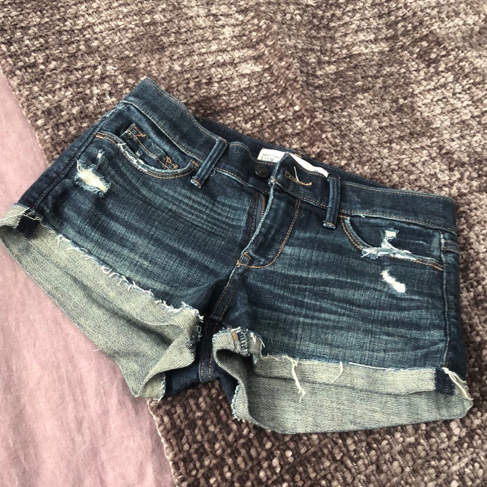 abercrombie jean shorts perfect condition